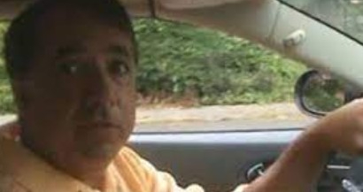 Dori Monson inside his car