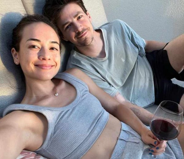 Andrea Thoma with her husband
