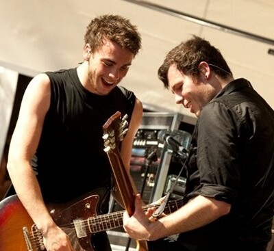 Taylor York with his brother