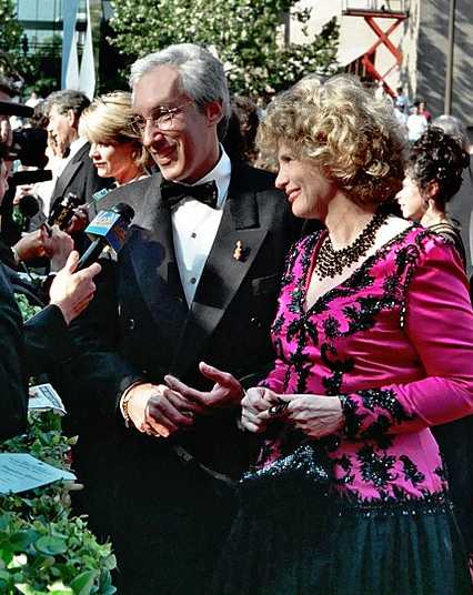 Barbara Bosson with her ex-husband Steven Bochco