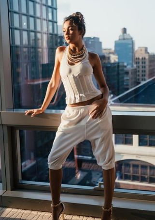 Madison Bailey posing for a photoshoot