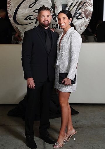 Madyson Goodfleisch with her husband Ricky Stenhouse
