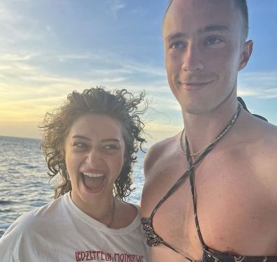 Odessa A'zion with her boyfriend Drew Starkey