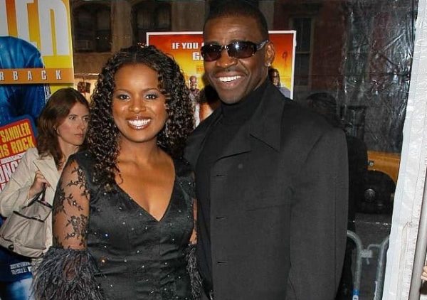 Sandy Harrell with her husband