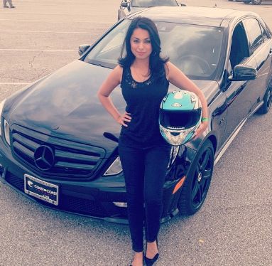 Aishah Hasnie with her car