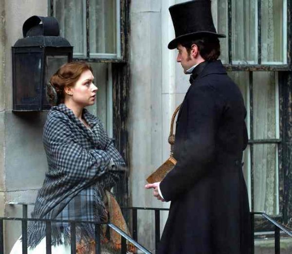 Daniela Denby-Ashe with her co-actor Richard Armitage
