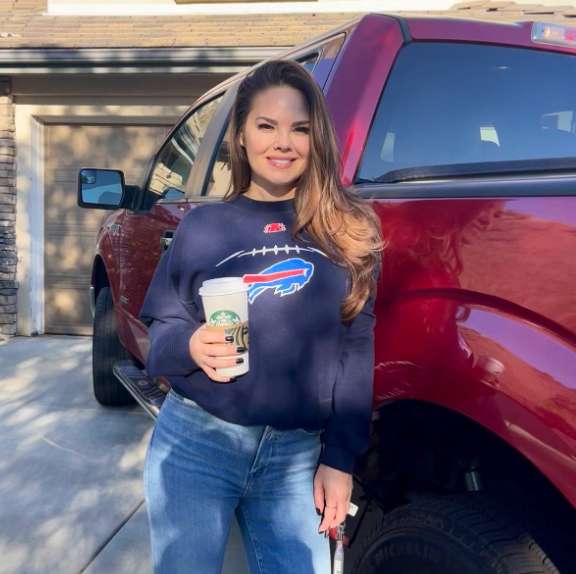 Kimberly Pressler with her car