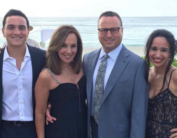 Louis John Ruggiero with his family