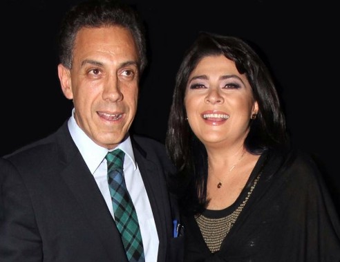 Victoria Ruffo and her husband, Omar Fayad Meneses