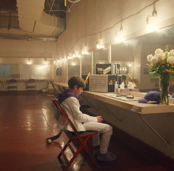 Jacob Tremblay in the music video of Justin Bieber