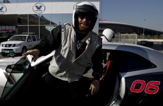 Sami Zayn with his car