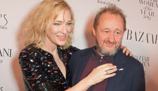 Andrew Upton with his wife 