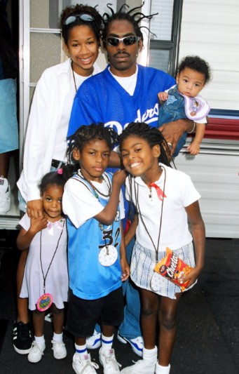 Coolio with his children