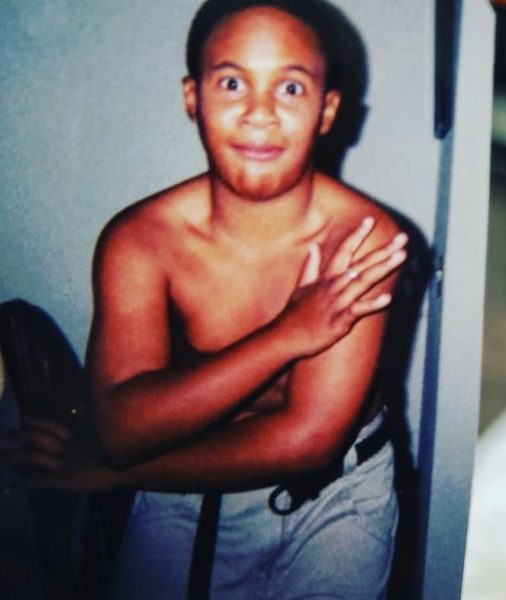Childhood photo of Orlando Brown
