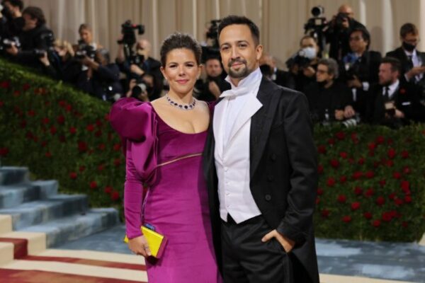Lin with his wife