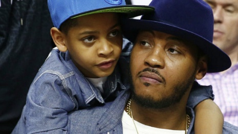 Carmelo with his son