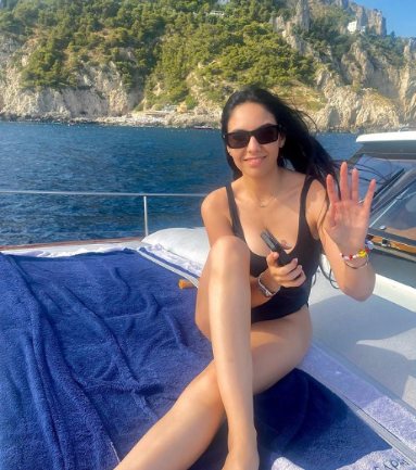 Noor in her yacht