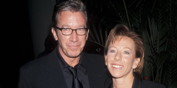 Tim with his ex- wife