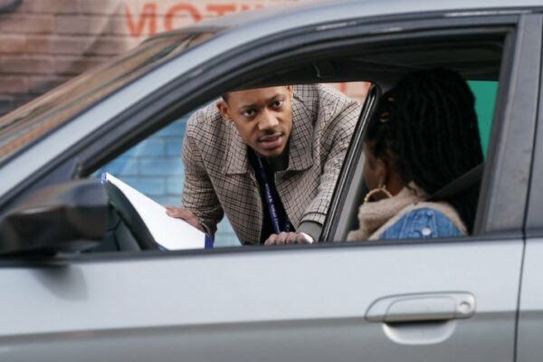 Tyler spotted in car