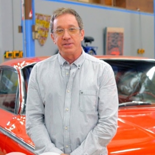 Tim with his car