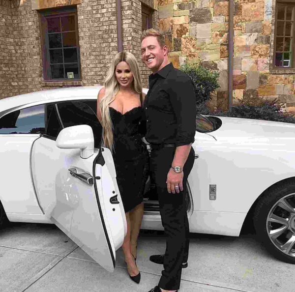 Kroy Biermann with his car