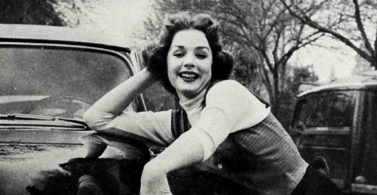Piper Laurie and her cars picture 